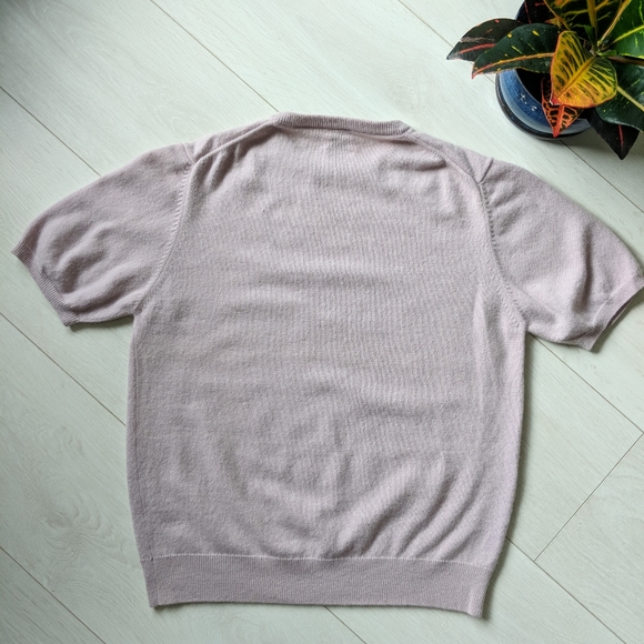 TSE Cashmere Short Sleeve Sweater - Picture 2 of 5